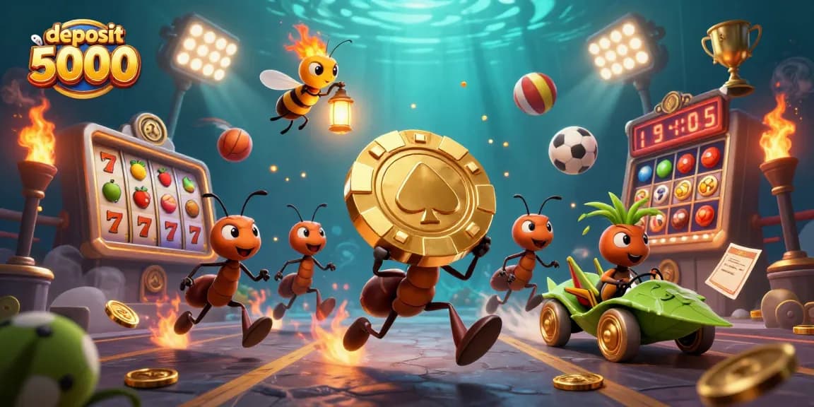 Experience thrilling gameplay and secure your wins with deposit 5000 options in this action-packed scene.