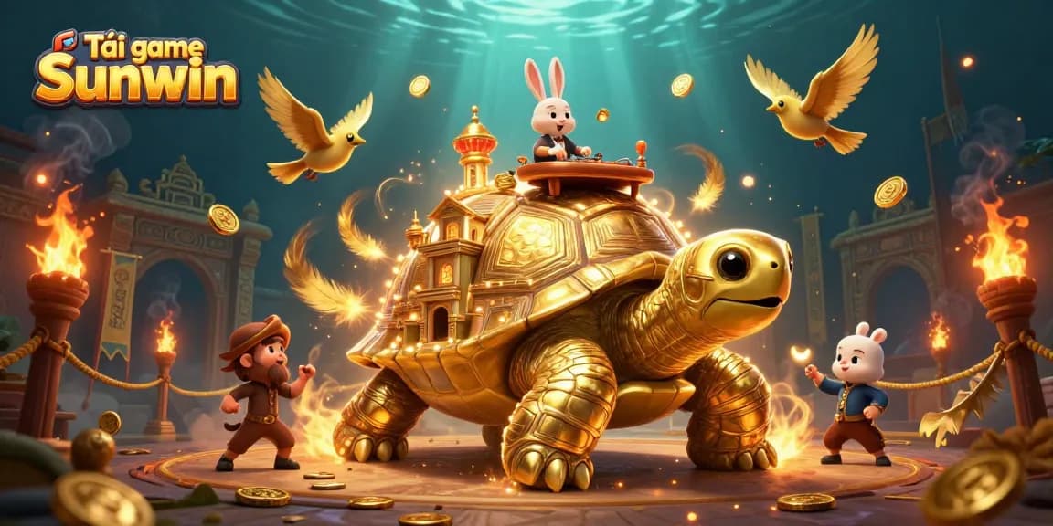 Experience thrilling gameplay at Tải game Sunwin with a vibrant 3D casino scene filled with excitement.