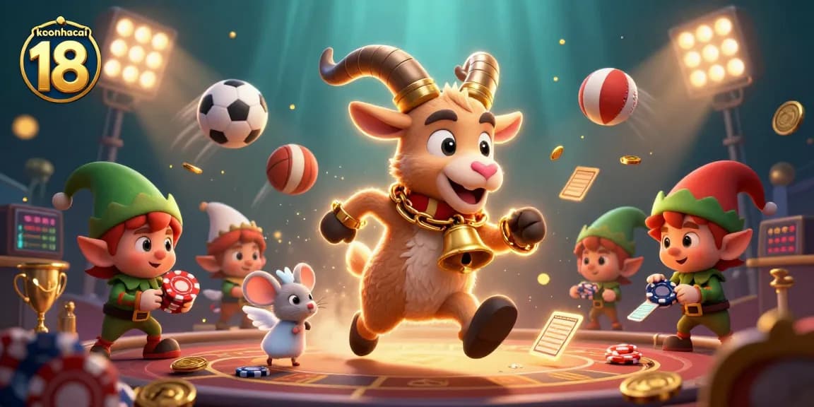 Engage with the vibrant keonhacai 18 casino scene filled with festive antics and sports elements.