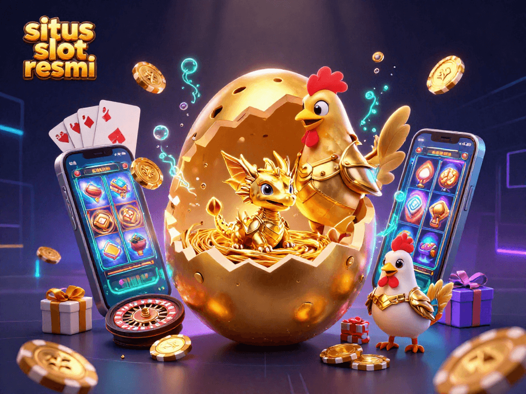 Spin the winning reels at situs slot resmi to uncover treasures and jackpots in an immersive gaming scene.