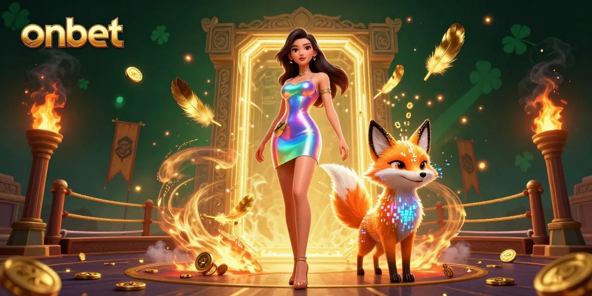 Experience thrilling gameplay at onbet with vibrant characters and dynamic casino elements.