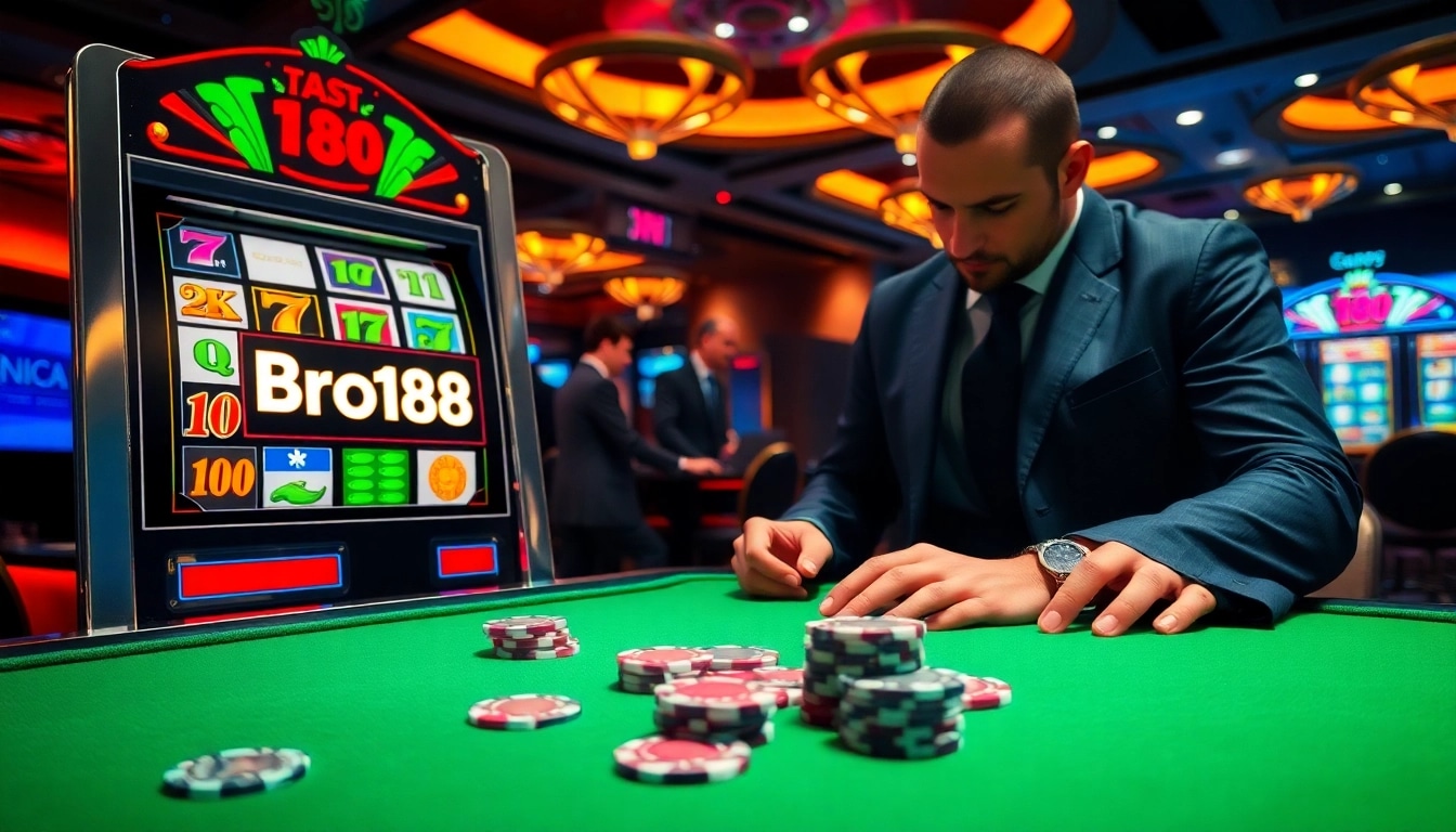 Engage with thrilling slot machines at Bro138, offering exceptional gaming experiences