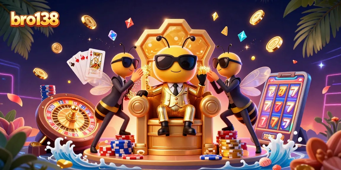 Menangkan permainan slot gacor di bro138 dengan bumblebee bos mafia mengawasi dari takhtanya.