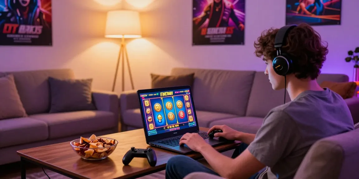 Gambaran permainan slot gacor di JPTOTO saat login jptoto dengan suasana nyaman di ruang tamu.