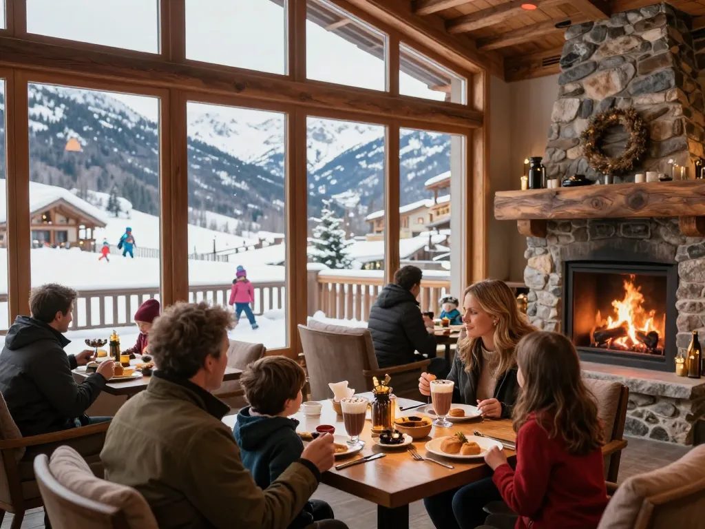 The Hotel-Restaurant in Megève offers a cozy winter retreat with panoramic views and family-friendly dining experiences at https://www.hotel-restaurant-megeve.com/fr/.