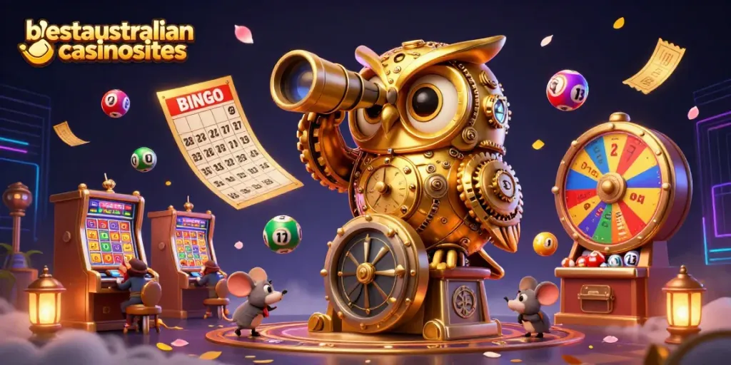 Experience fast payouts at PayID casinos with the colorful scene from bestaustraliancasinosites.