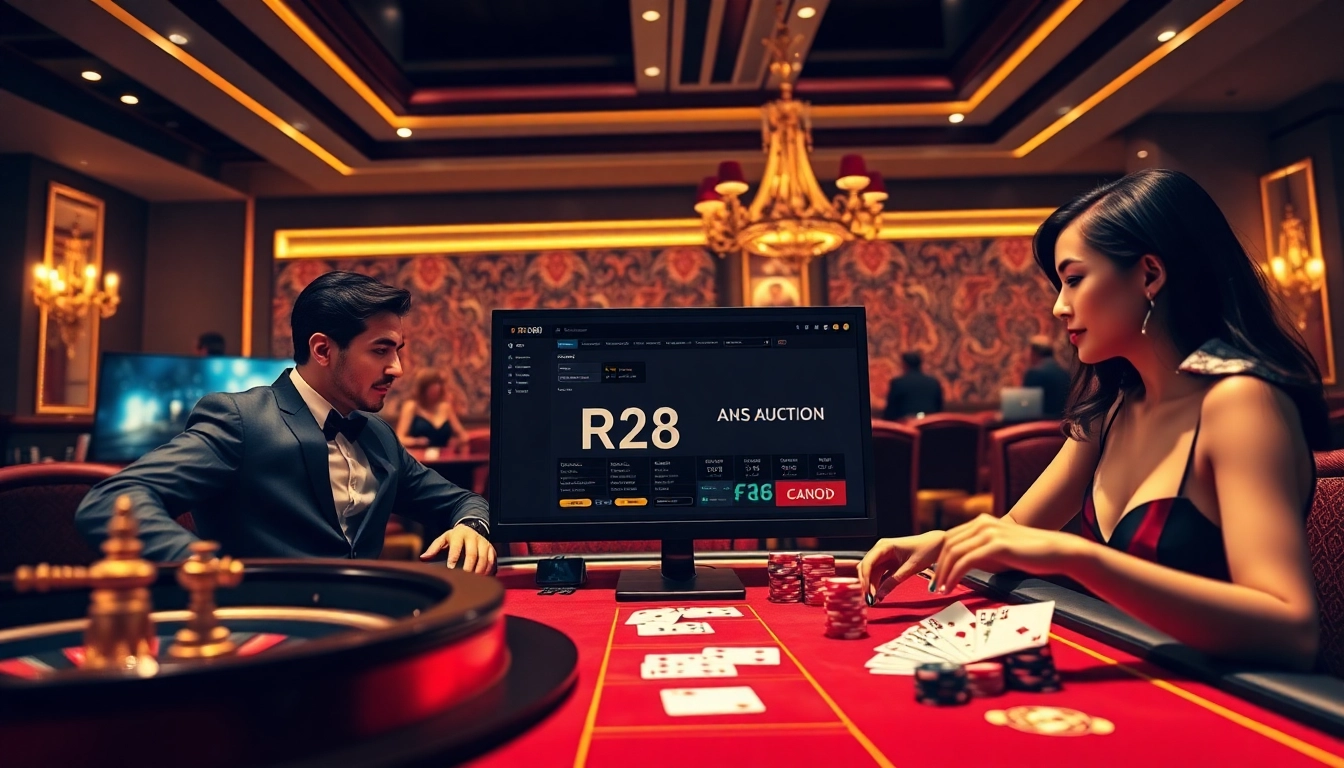 Engage in thrilling online gambling at https://rr88.auction/ with vibrant casino elements and a virtual gaming interface.