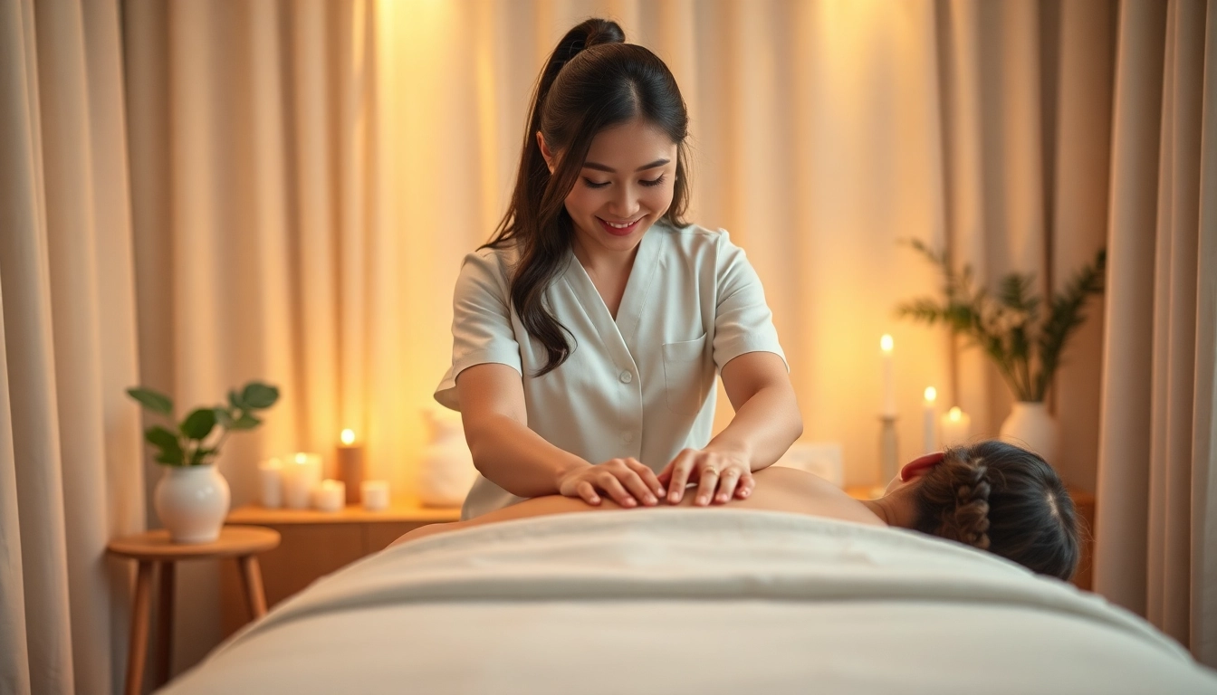 Experience 오산출장마사지 with a skilled therapist in a tranquil home setting, focusing on relaxation and comfort.