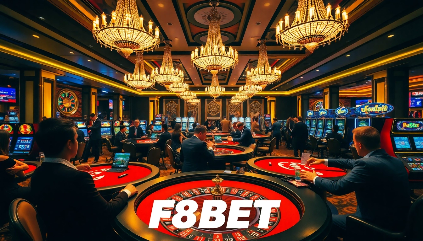 Experience the excitement of F8BET with thrilling poker, roulette, and high-stakes gambling action.